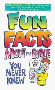 Cover of: Fun Facts about the Bible by Robyn Martins