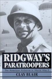 Cover of: Ridgway's paratroopers: the American airborne in World War II