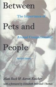 Between pets and people by Alan M. Beck