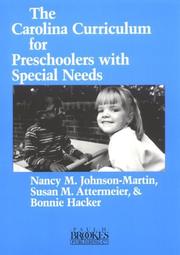 Cover of: The Carolina curriculum for preschoolers with special needs by Nancy Johnson-Martin