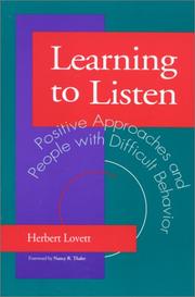 Learning to listen by Herbert Lovett