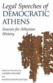 Cover of: Legal Speeches of Democratic Athens
