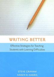Cover of: Writing Better: Effective Strategies For Teaching Students With Learning Difficulties