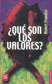 Cover of: Que Son los Valores
            
                Breviarios by 