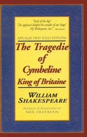 The tragedie of Cymbeline, King of Britaine