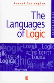 The languages of logic : an introduction to formal logic