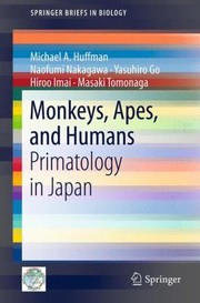 Cover of: Monkeys Apes and Humans
            
                Springerbriefs in Biology