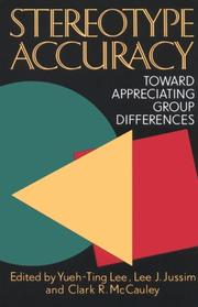Cover of: Stereotype accuracy: toward appreciating group differences