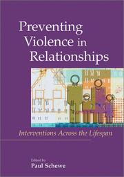 Preventing violence in relationships : interventions across the life span