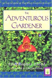 Cover of: The adventurous gardener