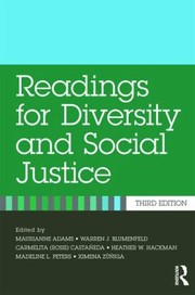 Readings for Diversity and Social Justice  3rd Edition by Maurianne Adams