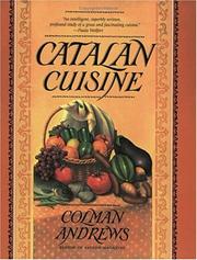 Catalan Cuisine by Colman Andrews