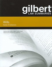 Cover of: Wills
            
                Gilbert Law Summaries by 