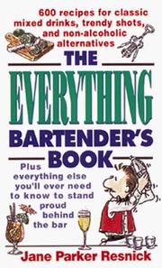 Cover of: The Everything Bartender's Book (Everything (Cooking))