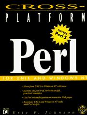 Cover of: Cross-platform Perl