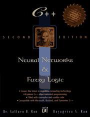 Cover of: C++ neural networks and fuzzy logic by Valluru Rao
