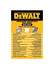 Cover of: Dewalt Operaciones Matematicas Para Obras Quick Check