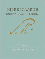 Cover of: Kierkegaards Journals and Notebooks Volume 6
            
                Kierkegaards Journals and Notebooks