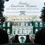 Cover of: Great American houses and their architectural styles