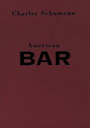 Cover of: American bar: the artistry of mixing drinks