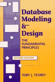 Cover of: Database modeling & design by Toby J. Teorey