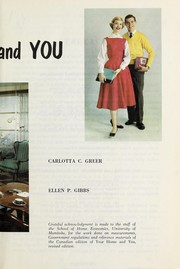 Cover of: Your home and you