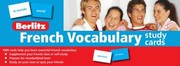 Cover of: French Vocabulary Study Cards
            
                Berlitz Study Cards