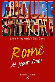 Cover of: Rome at Your Door (Culture Shock! At Your Door: A Survival Guide to Customs & Etiquette)