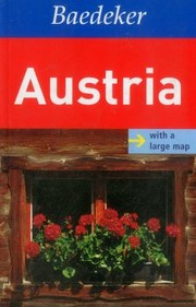 Cover of: Austria Baedeker Guide
            
                Baedeker Foreign Destinations