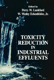 Cover of: Toxicity Reduction in Industrial Effluents