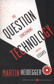 Cover of: The Question Concerning Technology and Other Essays Harper Perennial Modern Thought
