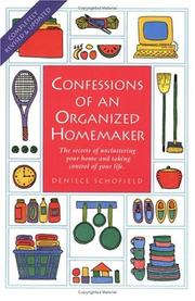 Cover of: Confessions of an organized homemaker