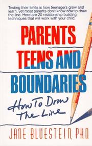 Cover of: Parents, teens, and boundaries