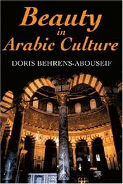 Cover of: Beauty in Arabic Culture (Princeton Series on the Middle East)