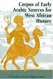 Cover of: Corpus of early Arabic sources for West African history