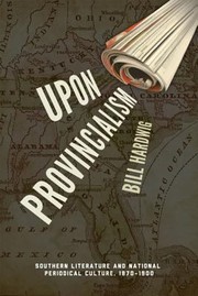 Cover of: Upon Provincialism
            
                American Literatures Initiative