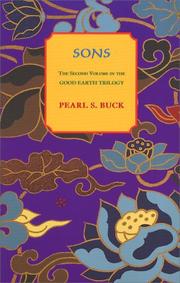 Sons by Pearl S. Buck, Leslie H Woodson, Richard Hoffmann