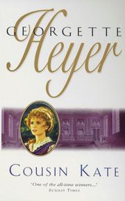 Cover of: COUSIN KATE by Georgette Heyer
