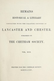Cover of: The history of the parish of Kirkham: in the county of Lancaster