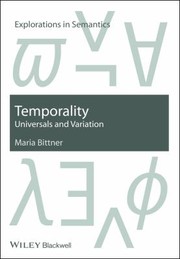 Cover of: Temporality Universals And Variation
