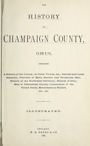 The history of Champaign county, Ohio by J. W. Ogden