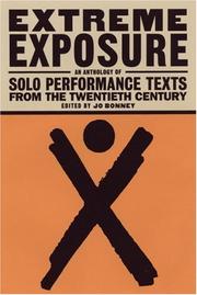 Cover of: Extreme exposure by edited by Jo Bonney.