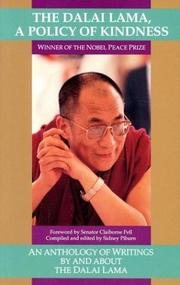 Cover of: The Dalai Lama: Policy of Kindness