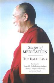 Cover of: Stages of meditation by His Holiness Tenzin Gyatso the XIV Dalai Lama