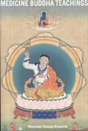 Cover of: Medicine Buddha Teachings