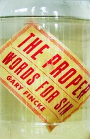Cover of: The Proper Words For Sin