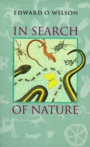 Cover of: In search of nature by Edward Osborne Wilson