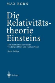 Cover of: Die Relativittstheorie Einsteins