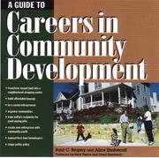 Cover of: A Guide to Careers in Community Development