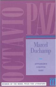 Cover of: Marcel Duchamp, appearance stripped bare